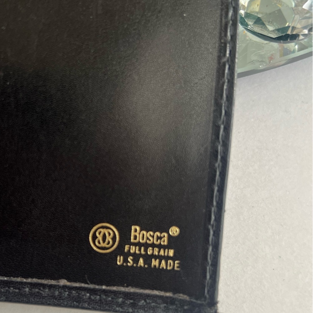 Bosca vintage Black fullgrain Premium Leather wallet - Picture 3 of 9